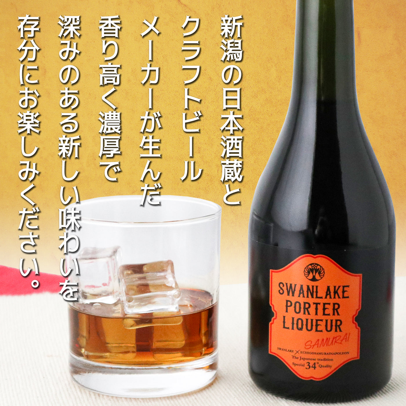 新潟クラフトリキュール ワンランク上のハイボール スワンレイク